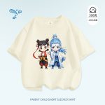 品牌折扣店撤柜清仓童装夏季中大童哪吒印花休闲短袖透气T恤上衣